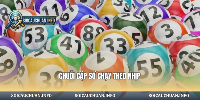 Chuỗi cặp số chạy theo nhịp