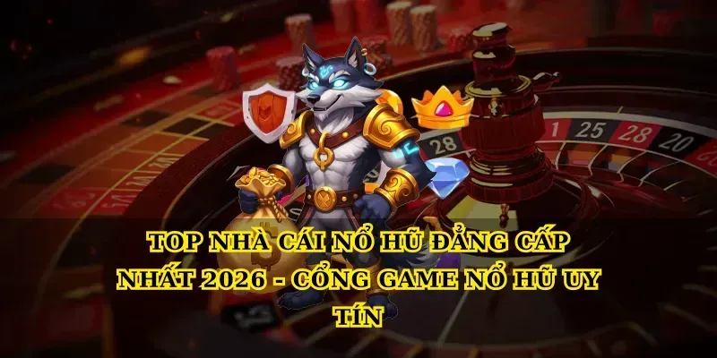 Top nhà cái nổ hũ đẳng cấp nhất 2026 - cổng game nổ hũ uy tín