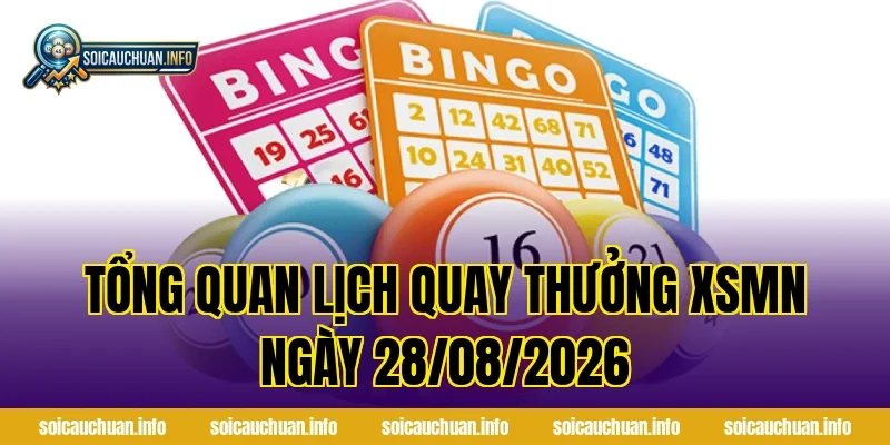 Tổng Quan Lịch Quay Thưởng XSMN Ngày 28/08/2026